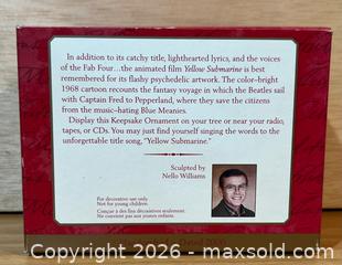 MaxSold Auction: Beatles Hallmark Yellow Submarine Keepsake Ornament - Toronto (Ontario, Canada) SELLER MANAGED Downsizing Online Auction - Yonge Boulevard