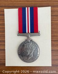 MaxSold Auction: 1939-1945 British War Medal - Clarington (Ontario, Canada) SELLER MANAGED Reseller Online Auction -  Cedar Crest Beach Road