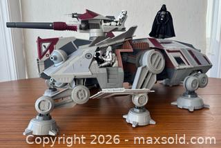 MaxSold Auction: 2008 Hasbro Star Wars The Clone Wars AT-TE Vehicle & Darth Vader Action Figure  - Clarington (Ontario, Canada) SELLER MANAGED Reseller Online Auction -  Cedar Crest Beach Road