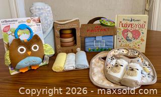 MaxSold Auction: Boutique New Baby Boy Gift Bag - Clarington (Ontario, Canada) SELLER MANAGED Reseller Online Auction -  Cedar Crest Beach Road