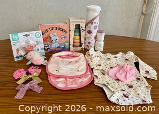 MaxSold Auction: Boutique ‘New Baby Girl’ Luxury Giftbag  - Clarington (Ontario, Canada) SELLER MANAGED Reseller Online Auction -  Cedar Crest Beach Road
