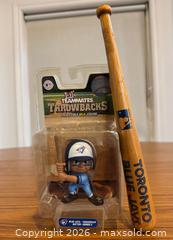 MaxSold Auction: MLB Toronto Bluejays Collectible Figure with 1989 Vintage Mini-Bat - Clarington (Ontario, Canada) SELLER MANAGED Reseller Online Auction -  Cedar Crest Beach Road