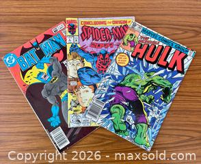 MaxSold Auction: Vintage Comics- Batman, Spider-Man & The Incredible Hulk - Clarington (Ontario, Canada) SELLER MANAGED Reseller Online Auction -  Cedar Crest Beach Road