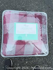 MaxSold Auction: Home Suite Twin Burgundy Plaid Comforter Set -iw - Maple Ridge (British Columbia, Canada) PARTNER MANAGED Estate Sale Online Auction - 203 Street (STORAGE)