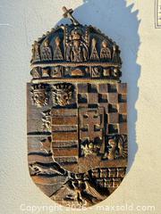 MaxSold Auction: Hungarian Coat of Arms Wall Medallion, Copper Alloy (Bronze/Brass) - AF - Maple Ridge (British Columbia, Canada) PARTNER MANAGED Estate Sale Online Auction - 203 Street (STORAGE)