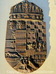 MaxSold Auction: Hungarian Coat of Arms Wall Medallion, Copper Alloy (Bronze/Brass) - AF - Maple Ridge (British Columbia, Canada) PARTNER MANAGED Estate Sale Online Auction - 203 Street (STORAGE)