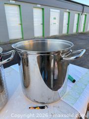 MaxSold Auction: Kirkland Signature 12 qt Stainless Steel Stock Pot with Inserts - IW - Maple Ridge (British Columbia, Canada) PARTNER MANAGED Estate Sale Online Auction - 203 Street (STORAGE)