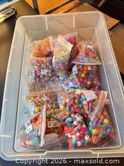 MaxSold Auction: Lot of Assorted Craft Beads - Wood, Acrylic, Glass, Metal, Resin (IW) - Maple Ridge (British Columbia, Canada) PARTNER MANAGED Estate Sale Online Auction - 203 Street (STORAGE)