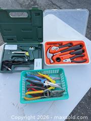 MaxSold Auction: Mixed Hand Tool Lot: Hammer, Wrenches, Pliers & Glue Gun - AF - Maple Ridge (British Columbia, Canada) PARTNER MANAGED Estate Sale Online Auction - 203 Street (STORAGE)