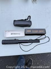 MaxSold Auction: Optex Monocular / Compact Telescope, Black -iw - Maple Ridge (British Columbia, Canada) PARTNER MANAGED Estate Sale Online Auction - 203 Street (STORAGE)