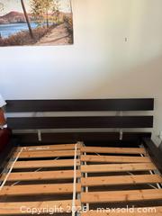 MaxSold Auction: Queen Platform Bed Frame, Dark Brown (Espresso) -af - Maple Ridge (British Columbia, Canada) PARTNER MANAGED Estate Sale Online Auction - 203 Street (STORAGE)