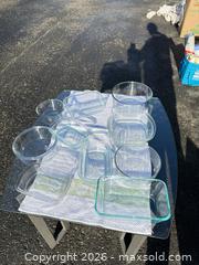 MaxSold Auction: Set of 10 Microwave -Safe Tempered Glass Baking Dishes - AF - Maple Ridge (British Columbia, Canada) PARTNER MANAGED Estate Sale Online Auction - 203 Street (STORAGE)