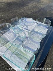 MaxSold Auction: Set of 10 Microwave -Safe Tempered Glass Baking Dishes - AF - Maple Ridge (British Columbia, Canada) PARTNER MANAGED Estate Sale Online Auction - 203 Street (STORAGE)