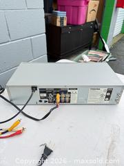 MaxSold Auction: Toshiba DVD/VCR Combo SD-V392SC2 - Silver -iw - Maple Ridge (British Columbia, Canada) PARTNER MANAGED Estate Sale Online Auction - 203 Street (STORAGE)