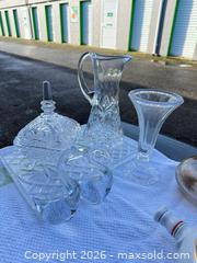 MaxSold Auction: Vintage Mid-Century Glass & Porcelain 8-Piece Decorative Lot - AF - Maple Ridge (British Columbia, Canada) PARTNER MANAGED Estate Sale Online Auction - 203 Street (STORAGE)
