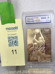 MaxSold Auction: 1996–97 Fleer 23KT Gold Kobe Bryant Rookie – Purple Signature – WCG 10 GEM MINT - Los Angeles (California, USA) SELLER MANAGED Reseller Online Auction - Devonshire Street