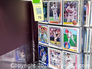 MaxSold Auction: Large Binder Lot of Baseball Cards – Vintage to Modern, Stars, All-Stars & Inserts - Los Angeles (California, USA) SELLER MANAGED Reseller Online Auction - Devonshire Street