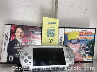MaxSold Auction: Sony PSP-2001 Handheld Console (NO BATTERY, NOT TESTED) + Nintendo DS “Naruto: Path of the - Los Angeles (California, USA) SELLER MANAGED Reseller Online Auction - Devonshire Street