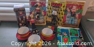 MaxSold Auction: Collectible Popeye, Olive Oyl & Felix the Cat Figures (1990s–2000s) - Victoria (British Columbia, Canada) PARTNER MANAGED Moving Online Auction - Slater Street (CONDO)