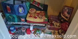 MaxSold Auction: Holiday Christmas Ornament & Decoration Lot, Approx. 30–80 pcs - Victoria (British Columbia, Canada) PARTNER MANAGED Moving Online Auction - Slater Street (CONDO)