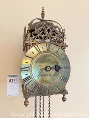 MaxSold Auction: Lantern-Style Wall Clock — Tho Moore Ipswich - Victoria (British Columbia, Canada) PARTNER MANAGED Moving Online Auction - Slater Street (CONDO)