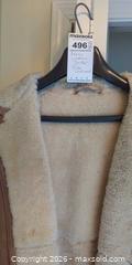 MaxSold Auction: Men's Tan Shearling Long Overcoat – Suede Sheepskin - Victoria (British Columbia, Canada) PARTNER MANAGED Moving Online Auction - Slater Street (CONDO)