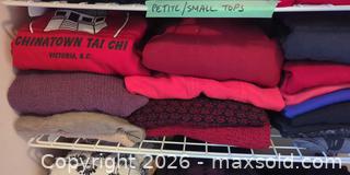 MaxSold Auction: Mixed Women's Tops, Sweaters & Pants - Petite- S (Lot 36+) - Victoria (British Columbia, Canada) PARTNER MANAGED Moving Online Auction - Slater Street (CONDO)