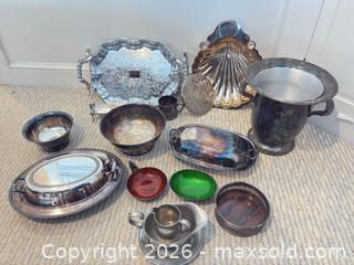 MaxSold Auction: Bristol Silverplate Serving Dishes, 11–20 Pieces - Wellesley (Massachusetts, USA) PARTNER MANAGED Downsizing Online Auction - Mayo Road