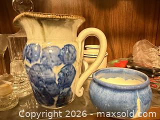 MaxSold Auction: Ceramic Pitcher, Plates, Bowls, Mugs & Mortar & Pestle - Wellesley (Massachusetts, USA) PARTNER MANAGED Downsizing Online Auction - Mayo Road