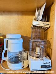 MaxSold Auction: Cuisinart Food Processor & Krups Drip Coffee Maker with Discs - Wellesley (Massachusetts, USA) PARTNER MANAGED Downsizing Online Auction - Mayo Road