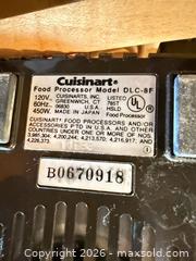 MaxSold Auction: Cuisinart Food Processor & Krups Drip Coffee Maker with Discs - Wellesley (Massachusetts, USA) PARTNER MANAGED Downsizing Online Auction - Mayo Road