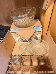 MaxSold Auction: Glass Punch Bowl, Cups and Ladles - Wellesley (Massachusetts, USA) PARTNER MANAGED Downsizing Online Auction - Mayo Road