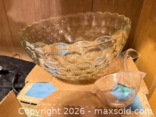 MaxSold Auction: Glass Punch Bowl, Cups and Ladles - Wellesley (Massachusetts, USA) PARTNER MANAGED Downsizing Online Auction - Mayo Road