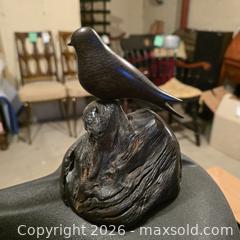 MaxSold Auction: Hand-Carved Wooden Bird Decoys with Metal Legs and Stand - Wellesley (Massachusetts, USA) PARTNER MANAGED Downsizing Online Auction - Mayo Road