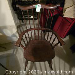 MaxSold Auction: J.B. Van Sciver Co. Windsor Spindle-Back Rocking Chair - Wellesley (Massachusetts, USA) PARTNER MANAGED Downsizing Online Auction - Mayo Road