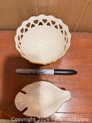 MaxSold Auction: Lenox Porcelain 4-Piece Ivory & Gold Trim Mixed Dinnerware - Wellesley (Massachusetts, USA) PARTNER MANAGED Downsizing Online Auction - Mayo Road