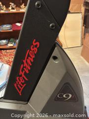 MaxSold Auction: Life Fitness C9i C Series Upright Exercise Bike - Wellesley (Massachusetts, USA) PARTNER MANAGED Downsizing Online Auction - Mayo Road