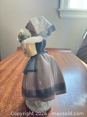 MaxSold Auction: Lladro Porcelain Figurine - Girl Holding Flower Pot - Wellesley (Massachusetts, USA) PARTNER MANAGED Downsizing Online Auction - Mayo Road