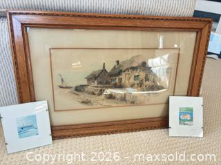 MaxSold Auction: Maeve/M. O'Connor Reproduction Watercolor Prints — Made in Ireland - Wellesley (Massachusetts, USA) PARTNER MANAGED Downsizing Online Auction - Mayo Road