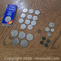 MaxSold Auction: Mixed US and Foreign Coins & Tokens Lot (16–50 pcs) - Wellesley (Massachusetts, USA) PARTNER MANAGED Downsizing Online Auction - Mayo Road