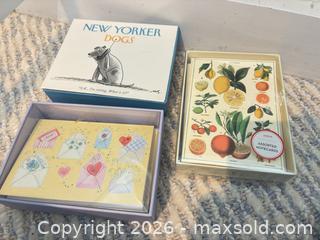 MaxSold Auction: Pair of Eagle Bookends with Notecards, Postcards & Small Decor - Wellesley (Massachusetts, USA) PARTNER MANAGED Downsizing Online Auction - Mayo Road