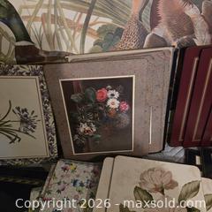 MaxSold Auction: Pimpernel and Williamsburg Rectangular Placemats, Maroon/Black Gold - Wellesley (Massachusetts, USA) PARTNER MANAGED Downsizing Online Auction - Mayo Road