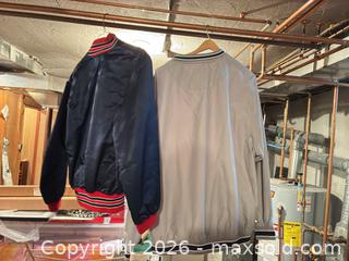 MaxSold Auction: Red Sox & Super Bowl : McAuliffe Snap-Front Jacket & Reebok Pullover Windbreaker - Wellesley (Massachusetts, USA) PARTNER MANAGED Downsizing Online Auction - Mayo Road