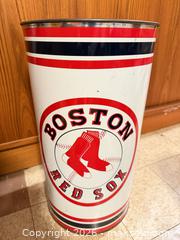 MaxSold Auction: Red Sox Tall Metal Trash Can, More - Wellesley (Massachusetts, USA) PARTNER MANAGED Downsizing Online Auction - Mayo Road