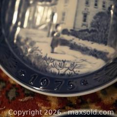 MaxSold Auction: Royal Copenhagen Set of 4 Collector Christmas Plates (Porcelain) - Wellesley (Massachusetts, USA) PARTNER MANAGED Downsizing Online Auction - Mayo Road