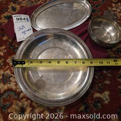 MaxSold Auction: Sterling Silver Serveware Set, 3 Pieces - Wellesley (Massachusetts, USA) PARTNER MANAGED Downsizing Online Auction - Mayo Road