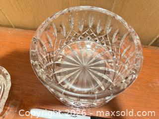 MaxSold Auction: Waterford Crystal Cut Diamond Pattern Assorted Dishes, Set of 4 - Wellesley (Massachusetts, USA) PARTNER MANAGED Downsizing Online Auction - Mayo Road
