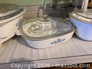 MaxSold Auction: CorningWare Cornflower Blue Casserole Baking Dish B - Kitchener (Ontario, Canada) Estate Sale Online Auction - Fischer-Hallman Road