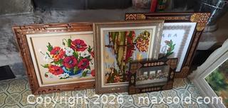 MaxSold Auction: Framed Embroidery & Needlepoint Artwork A - Kitchener (Ontario, Canada) Estate Sale Online Auction - Fischer-Hallman Road