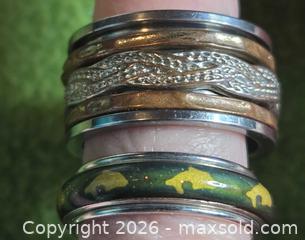 MaxSold Auction: 2 Fidget Rings. Jewelry.  - Burnaby (British Columbia, Canada) SELLER MANAGED Downsizing Online Auction - Claude Avenue